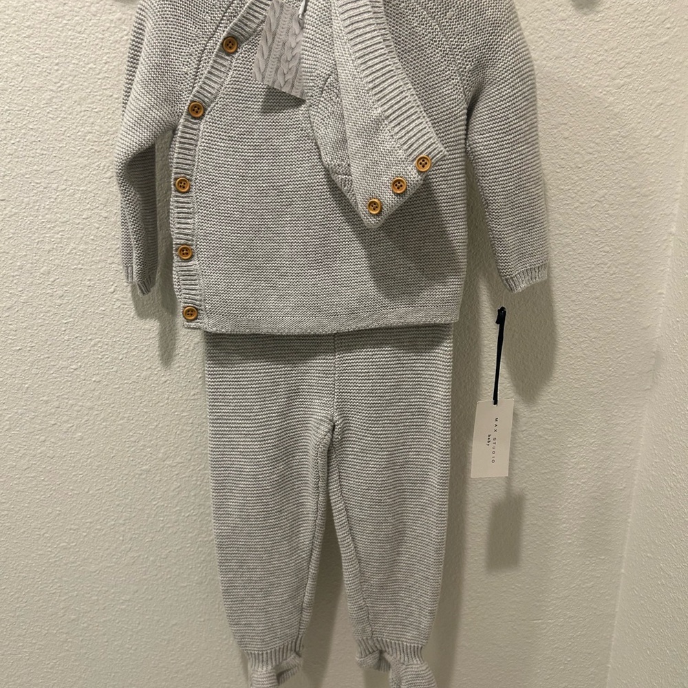 Max Studio Gray Kids Matching Set
